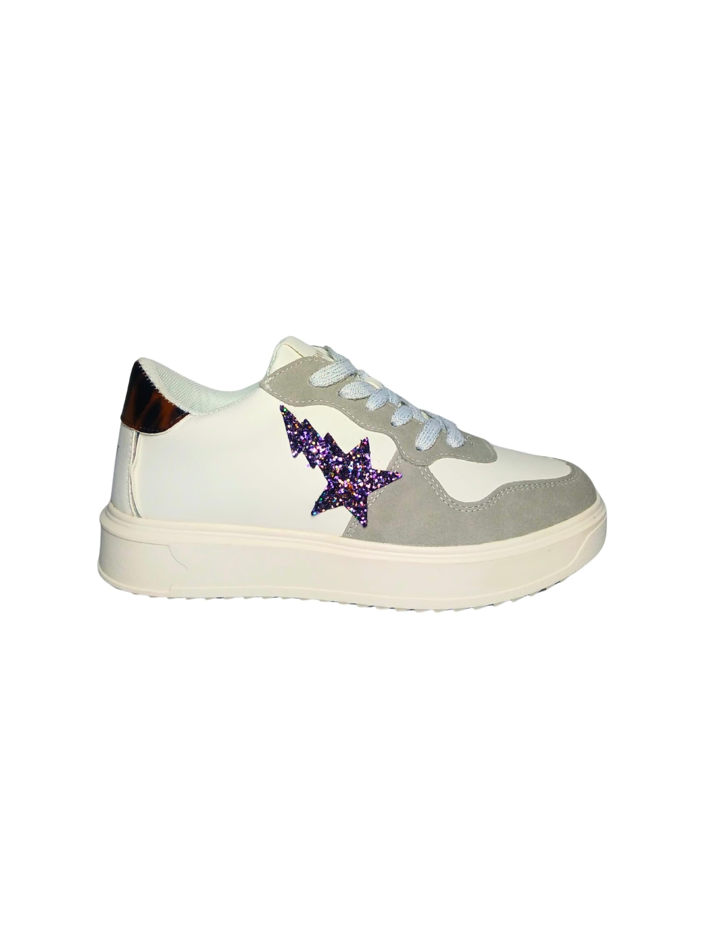 Twinset - Zapatillas deportivas bajas en blanco: frente
