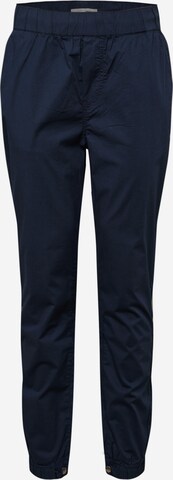 Effilé Pantalon !Solid en bleu : devant