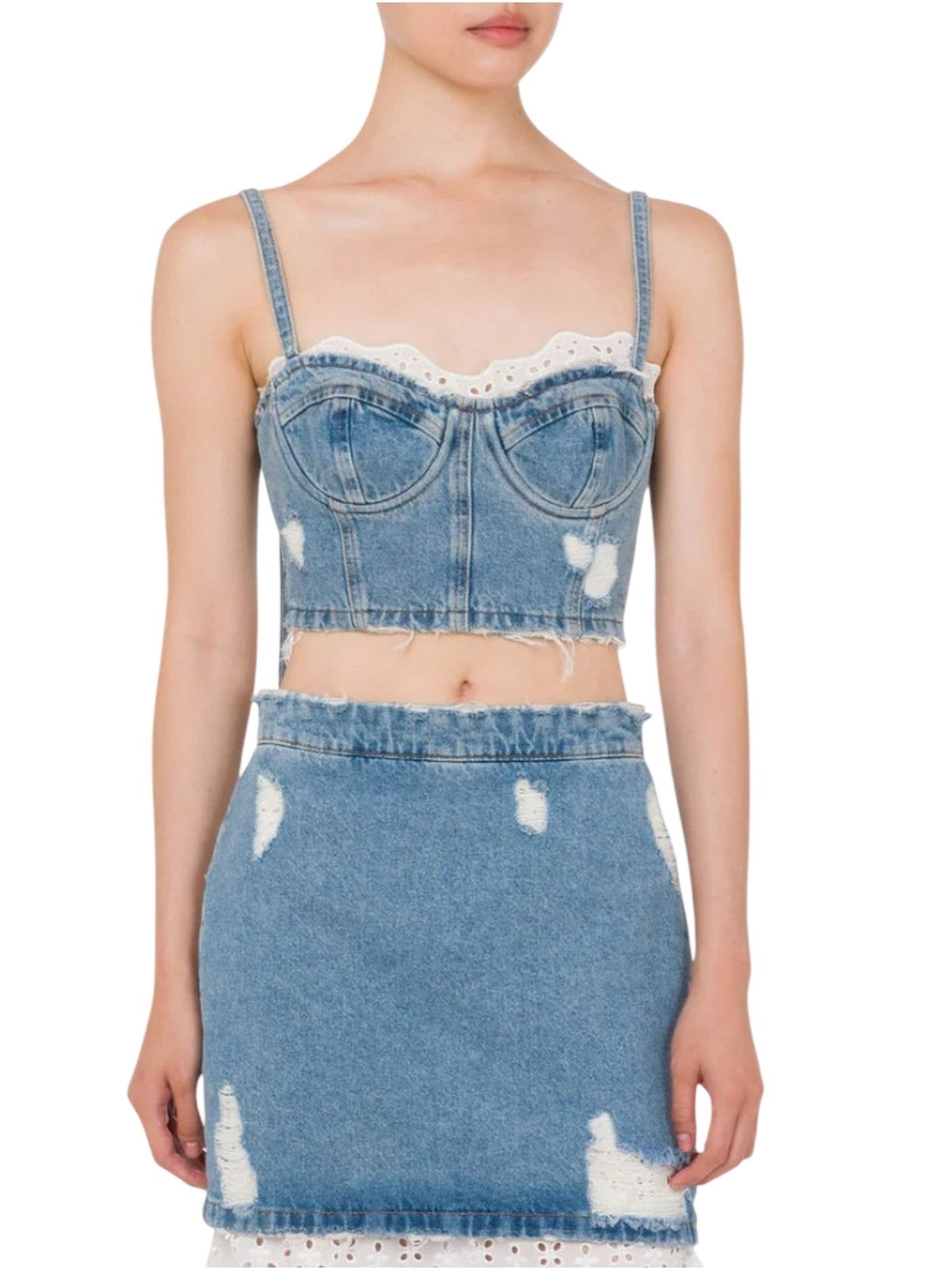 MOSCHINO Top in Blauw