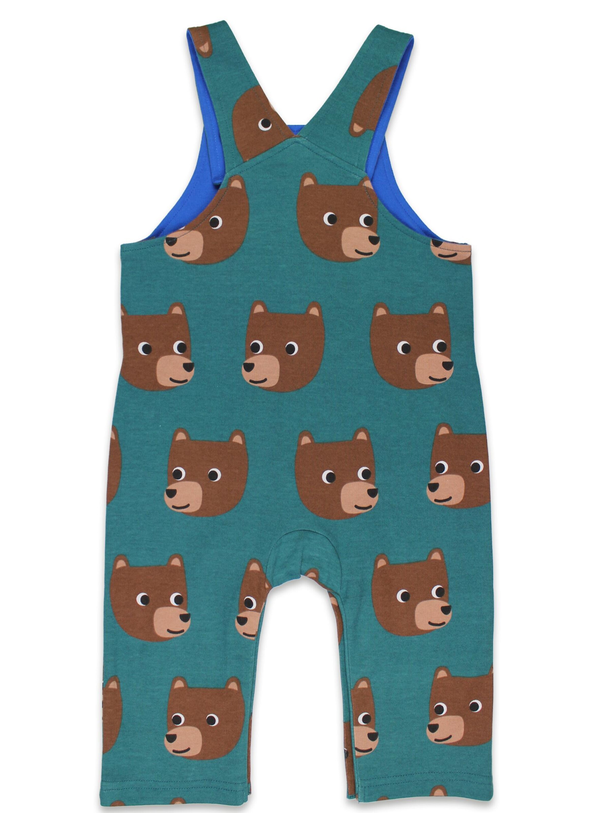 Toby Tiger Regular Latzhose 'Bären'‌‌‌‌‌‌‌‌ in Blau