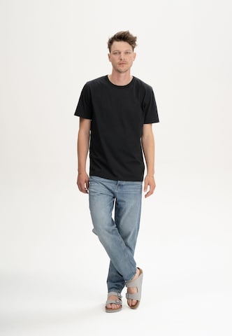 MELA Shirt 'Izaan' in Zwart: voorkant