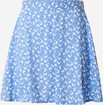 Monki - Falda en azul: frente