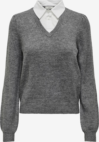 JDY Sweater 'DREA' in Grey: front