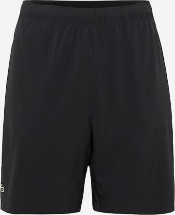 Lacoste Sport Workout Pants in Black: front