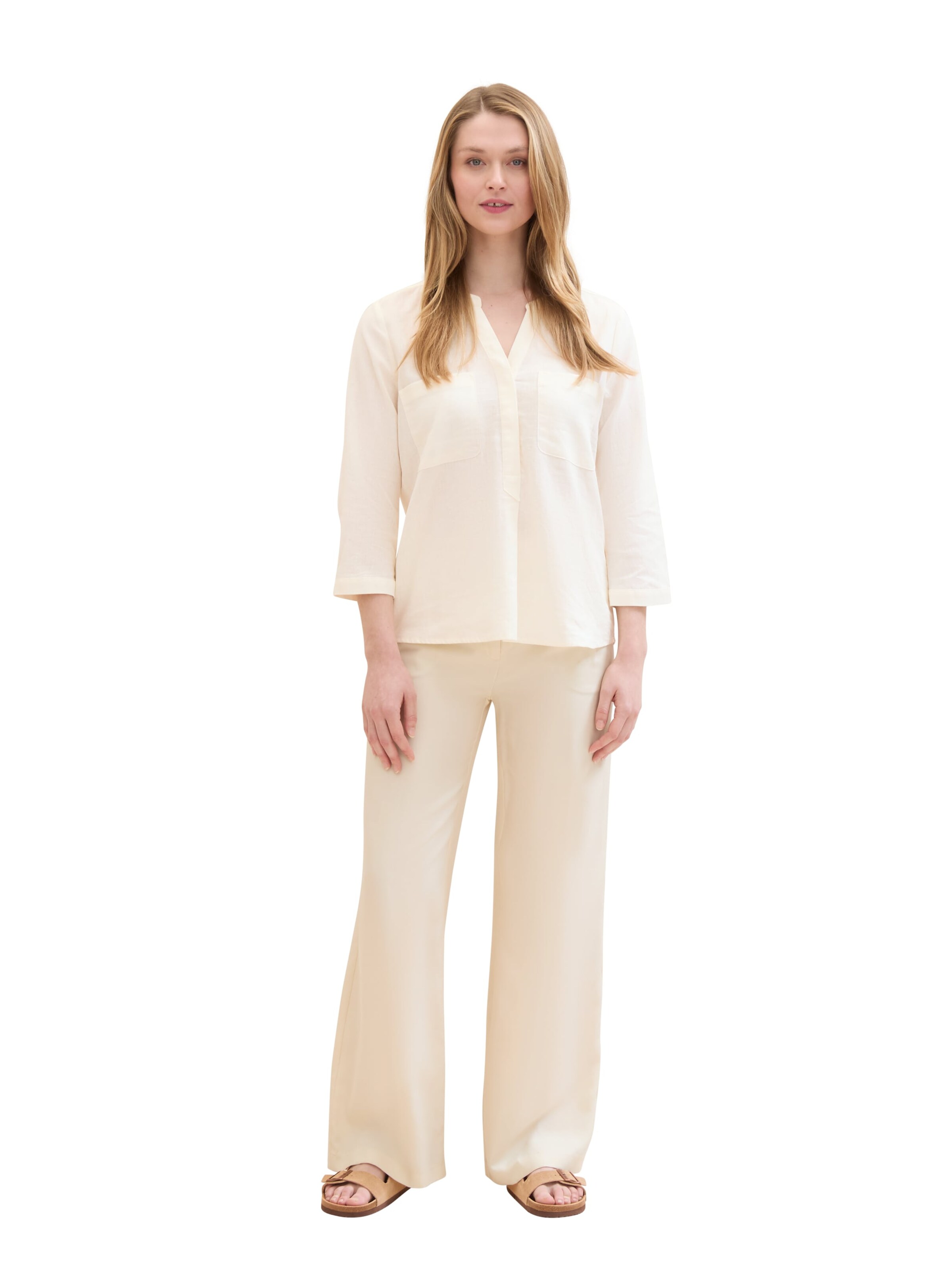 TOM TAILOR Blouse in Beige