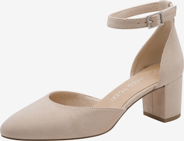 Escarpins MARCO TOZZI en beige : devant