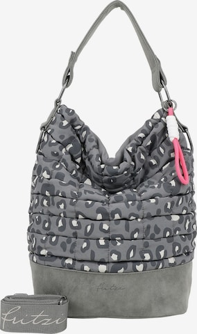 Fritzi aus Preußen Shoulder Bag 'Olga' in Grey: front