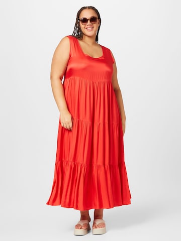 Persona by Marina Rinaldi Dress 'DENTRO' in Red