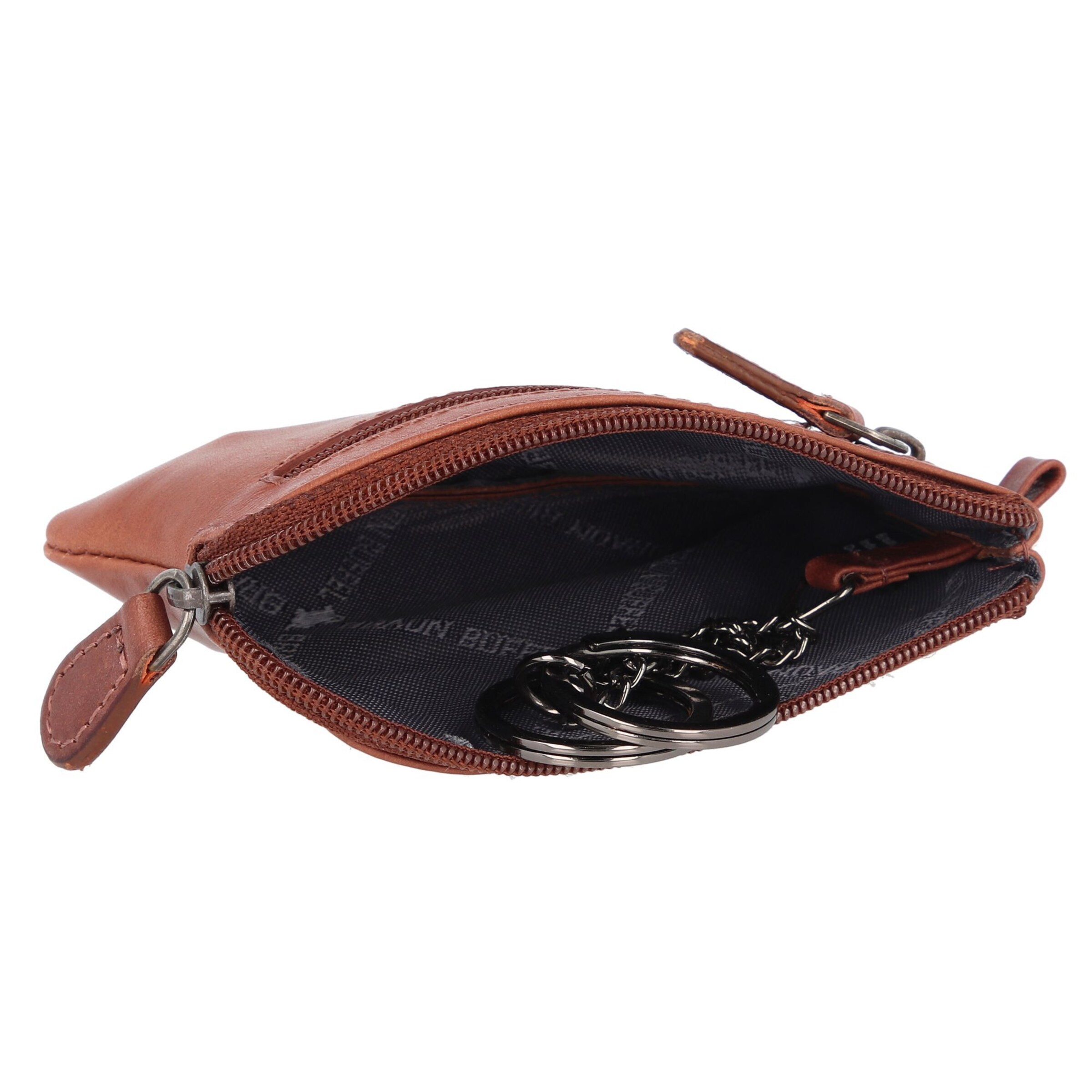 Braun Büffel Key Ring 'Arezzo' in Brown