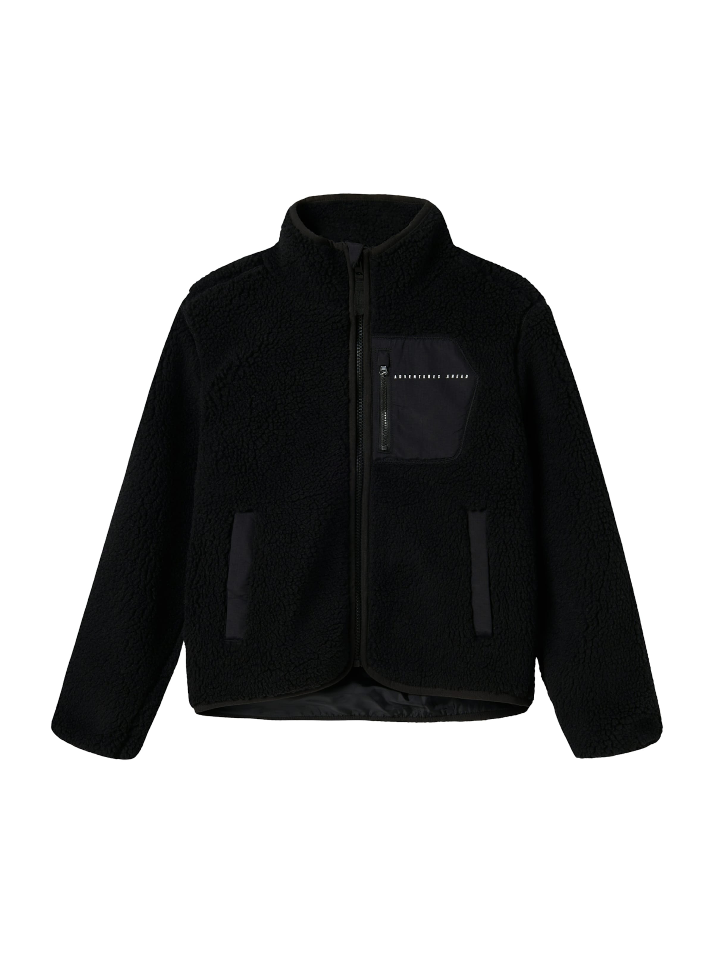 NAME IT - Chaqueta polar 'NKNMattia' en negro: frente