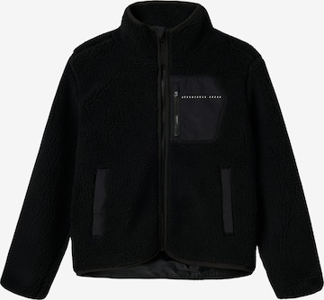 NAME IT Fleece Jacket 'NKNMattia' in Black: front