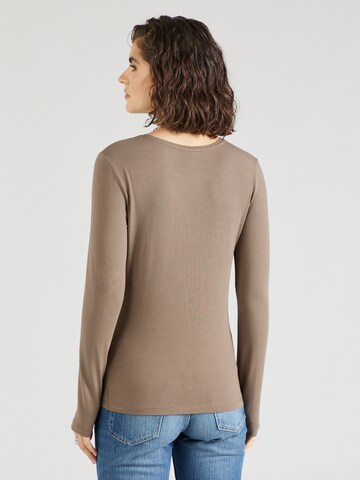 PIECES Shirt 'PCSIRENE' in Brown