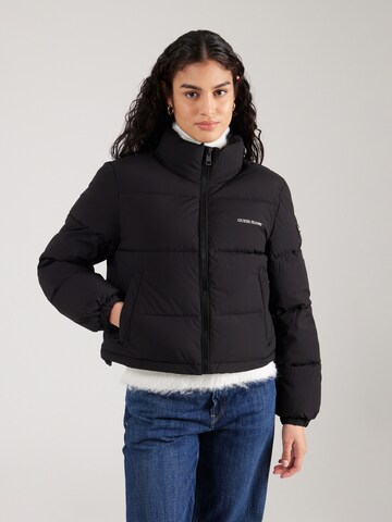 GUESS JEANS Kurtka przejściowa w kolorze czarny: przód