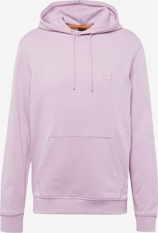 BOSS Orange - Sweatshirt 'Wetalk' em roxo: frente