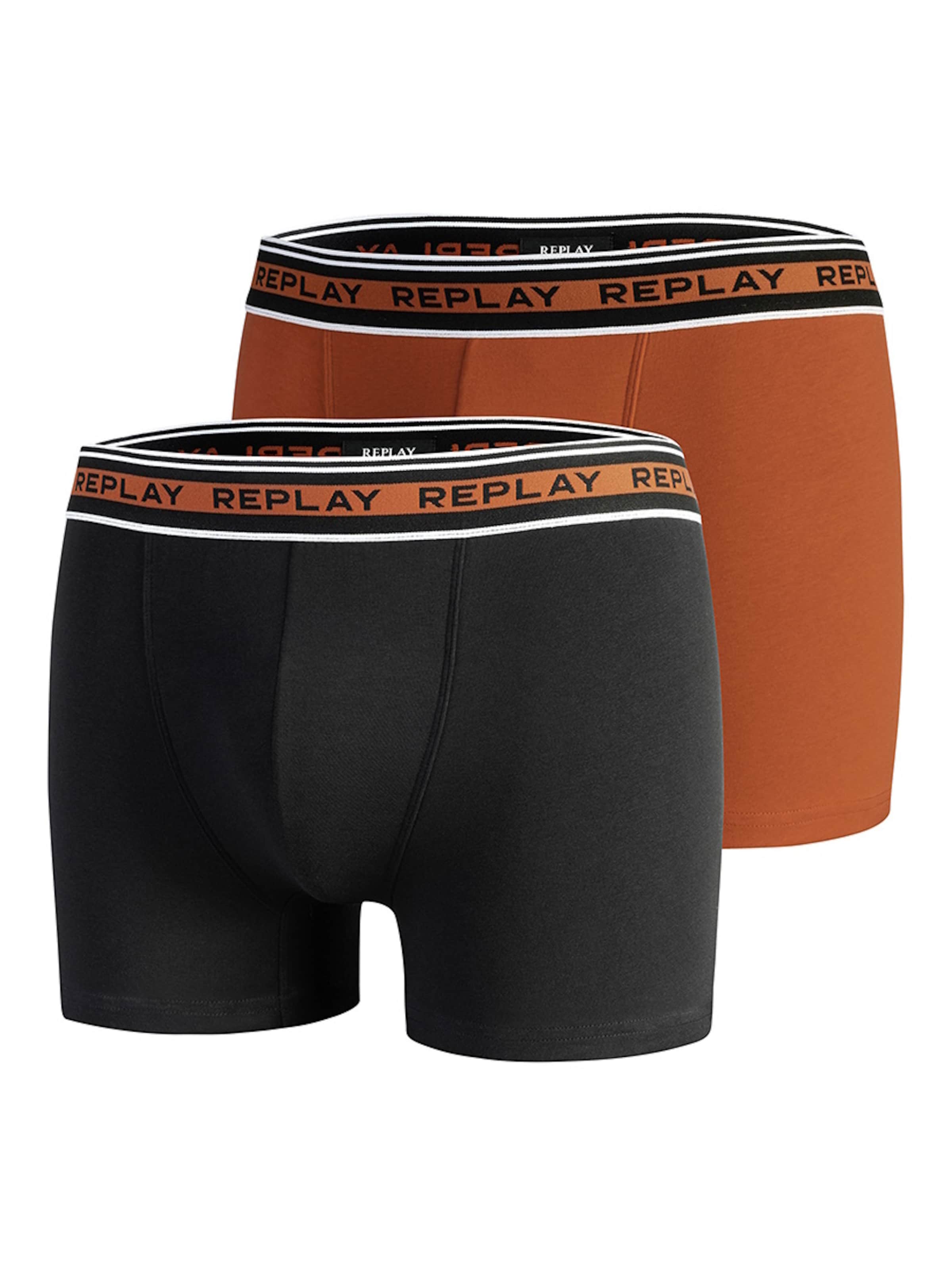 Boxer di REPLAY in marrone: frontale