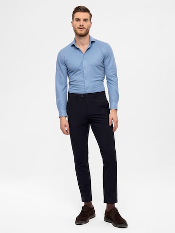 Coupe slim Pantalon Antioch en bleu
