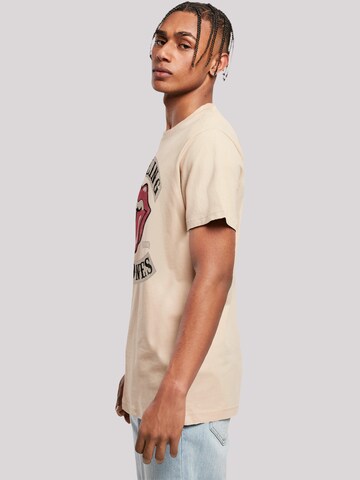 F4NT4STIC Shirt 'The Rolling Stones Tour '78' in Beige