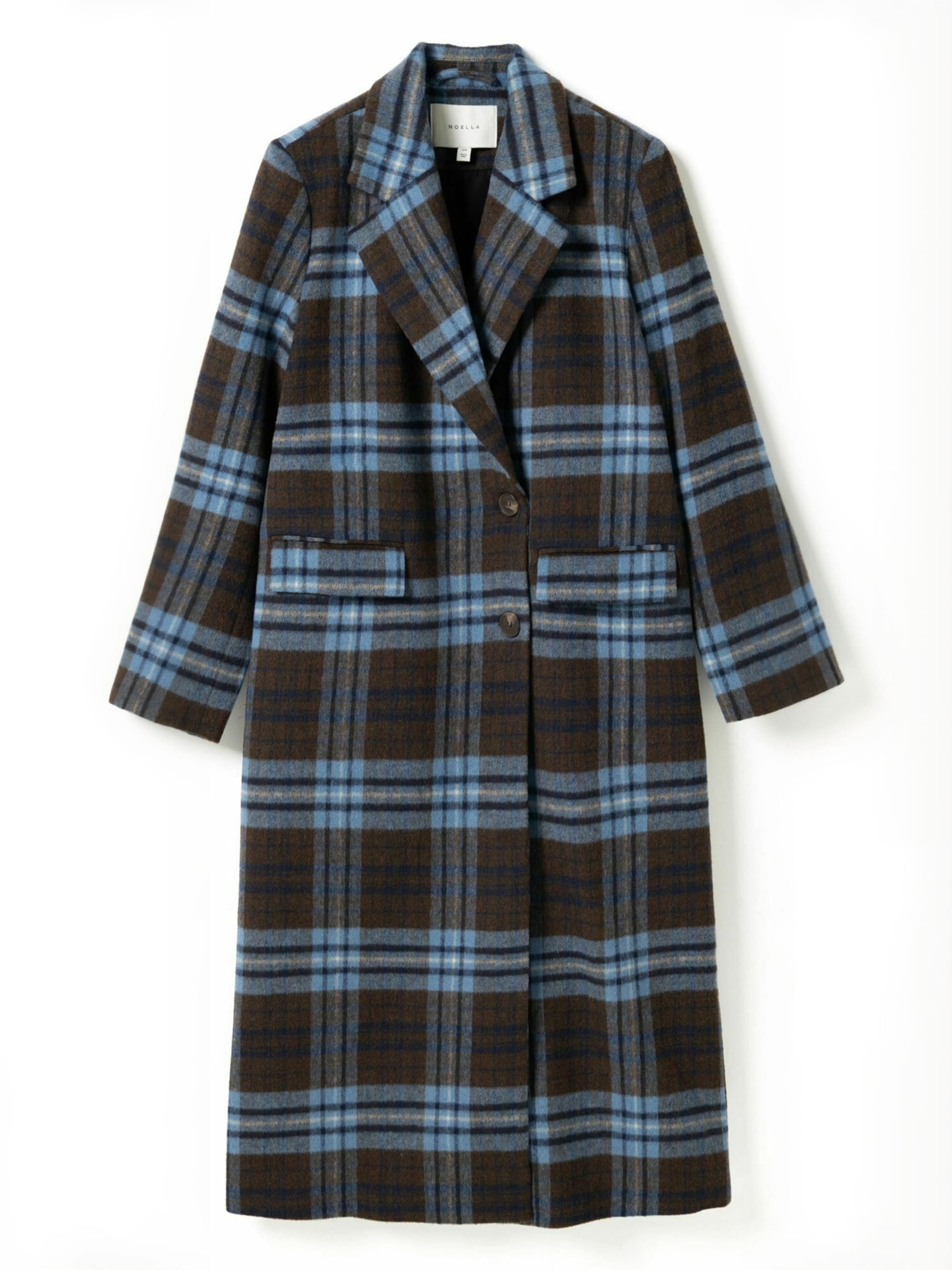 Manteau d’hiver ' N-Jaci ' Noella en bleu : devant