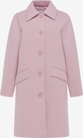 Manteau mi-saison Usha en rose : devant