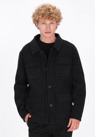MO - Chaqueta de entretiempo en negro: frente
