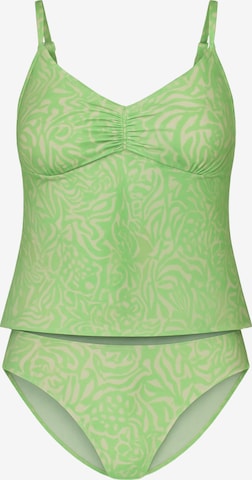 C&City Tankini in Groen: voorkant