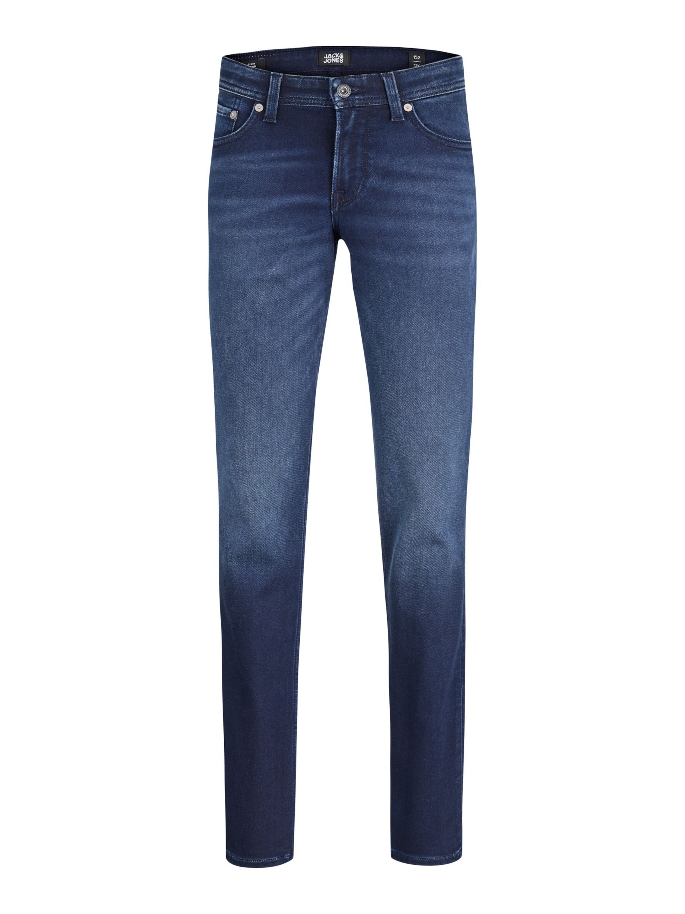 Slimfit Jeans 'JJIGlenn JJOriginal' di Jack & Jones Junior in blu: frontale