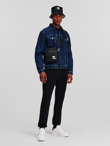 Karl Lagerfeld Prechodná bunda 'Ikonik' - Modrá