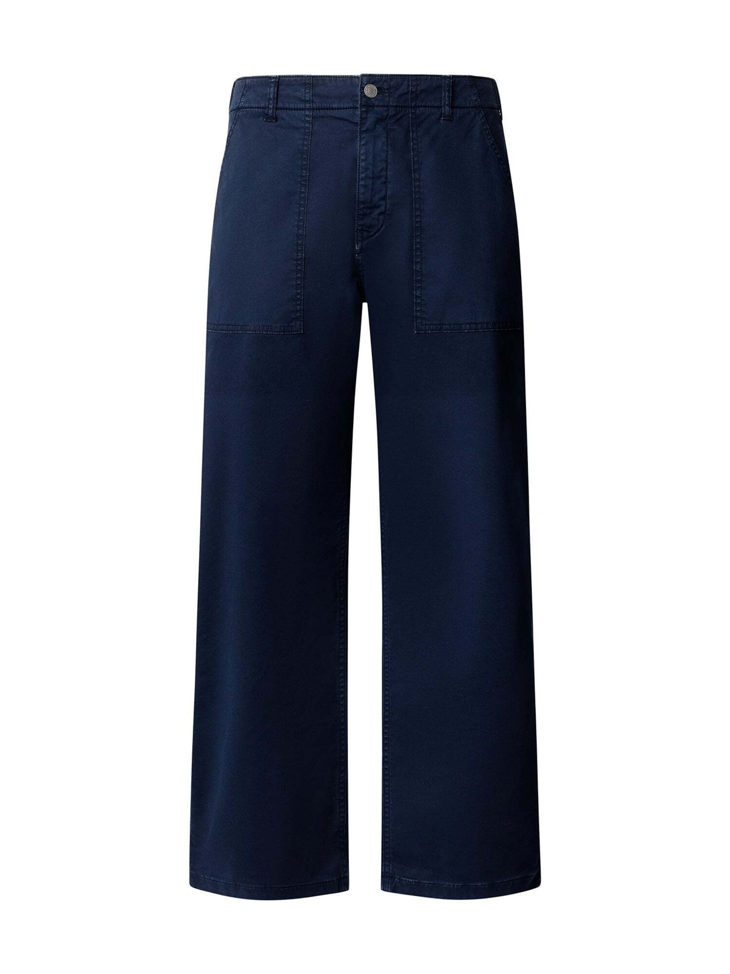 Pepe Jeans Loosefit Hose in Blau: Vorderseite