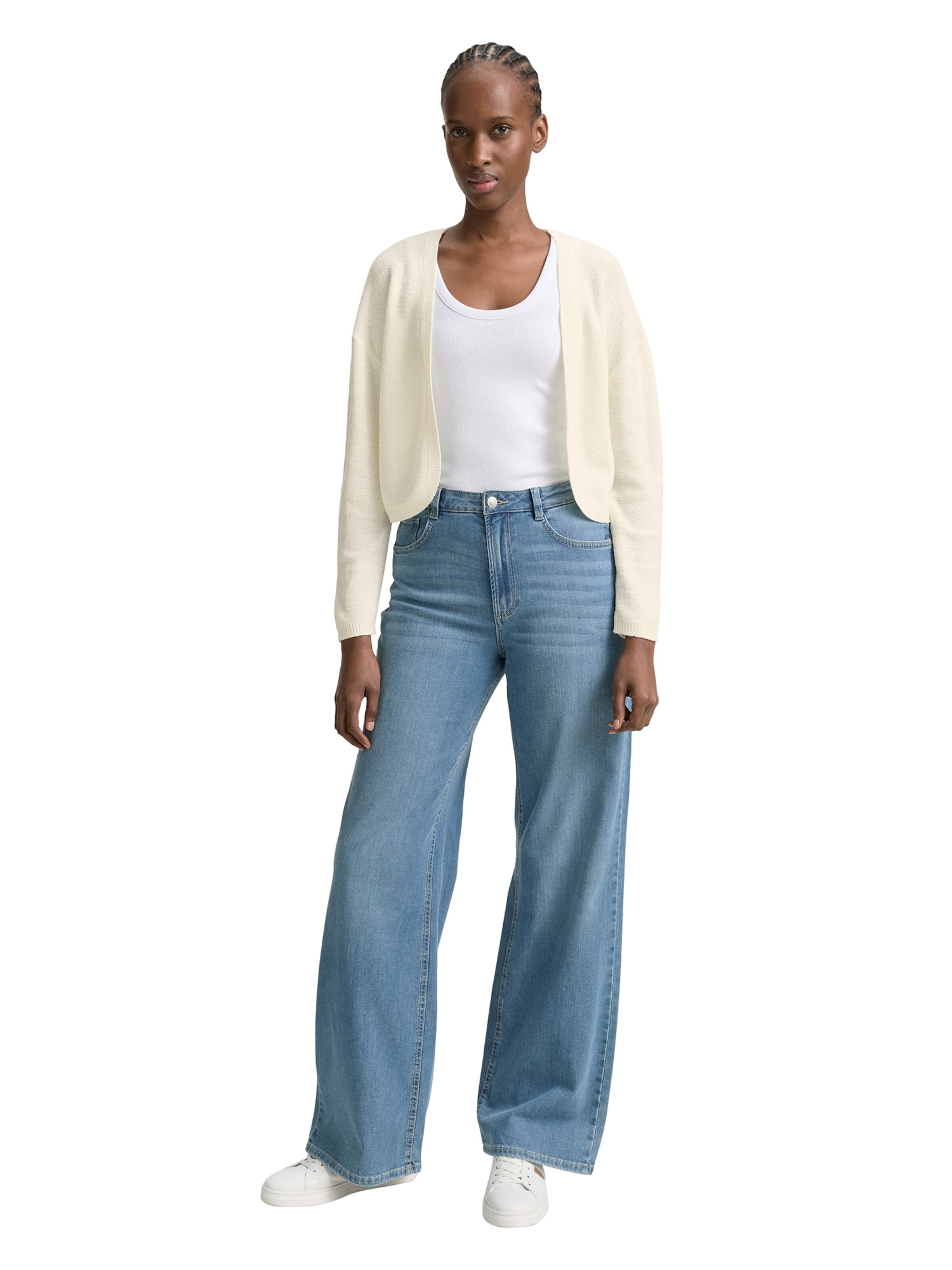 TOM TAILOR DENIM Kofta i vit