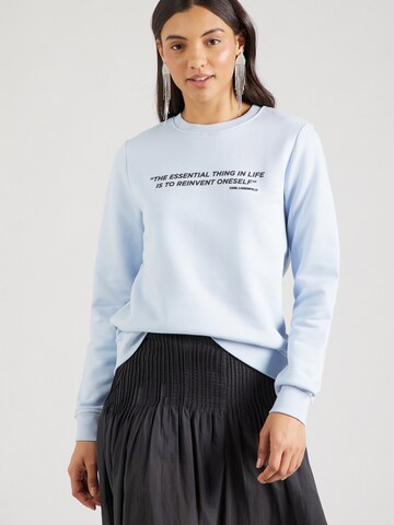 Karl Lagerfeld Sweatshirt in Blau: Vorderseite