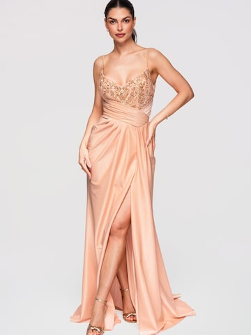 Ombre - Vestido de noche en naranja