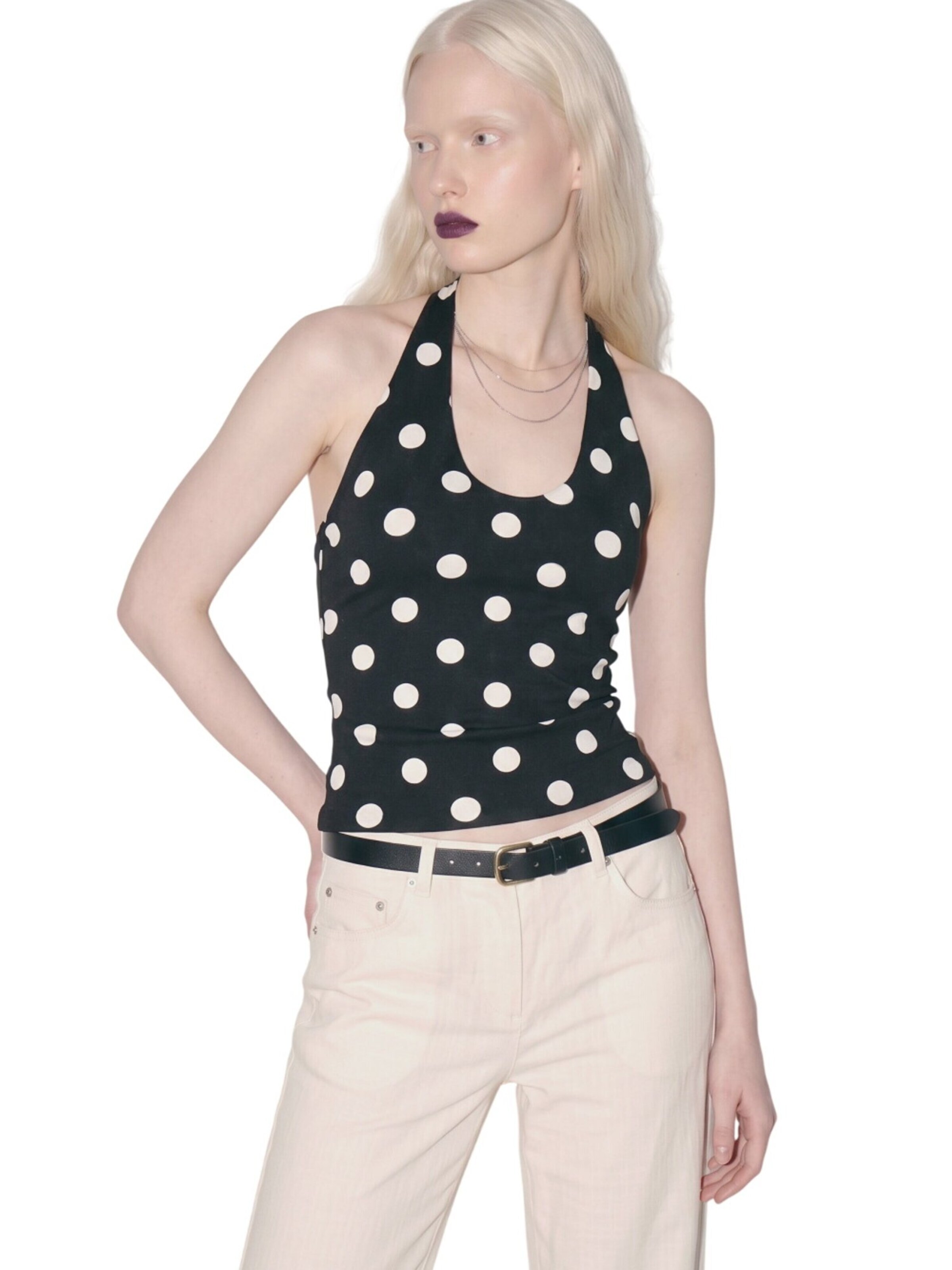 Alexa Dash Blouse in White