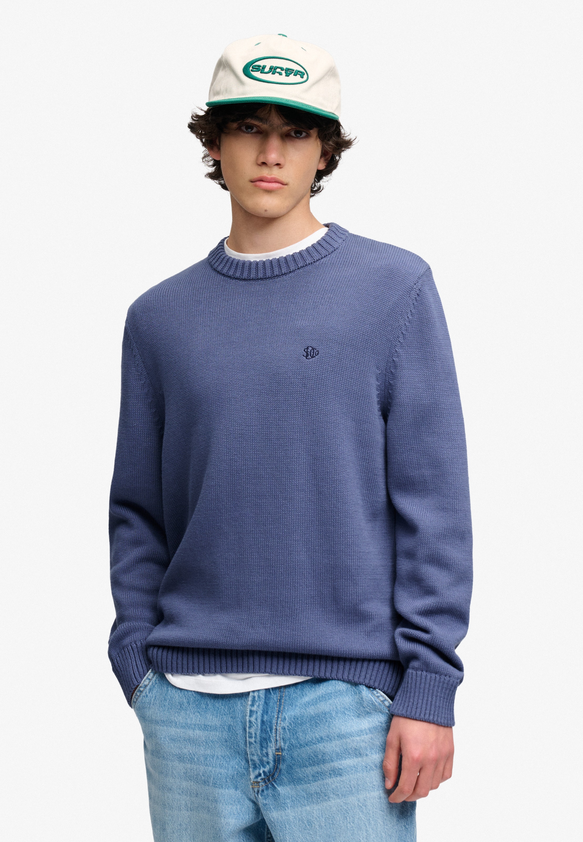 mėlyna Superdry & Co Megztinis: priekis