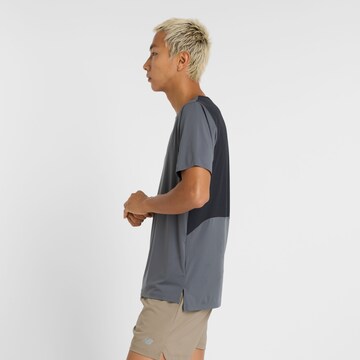 new balance Functioneel shirt 'Race Day' in Grijs