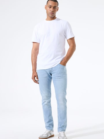 GARCIA Slimfit Jeans 'Russo' in Blauw