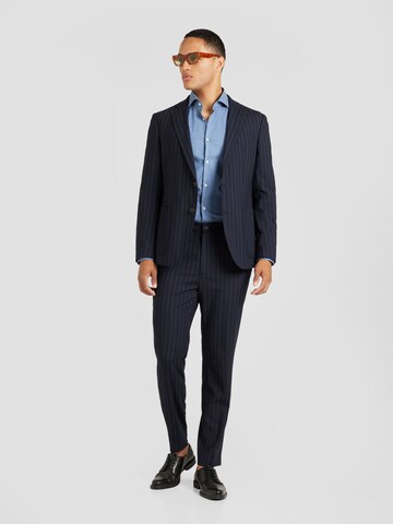 HUGO Slim Fit Hemd 'Kason' in Blau