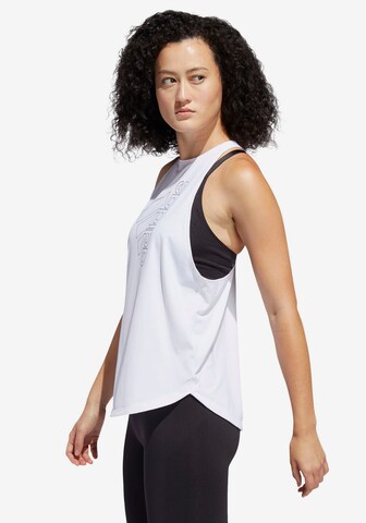 Sport top de la ADIDAS SPORTSWEAR pe alb