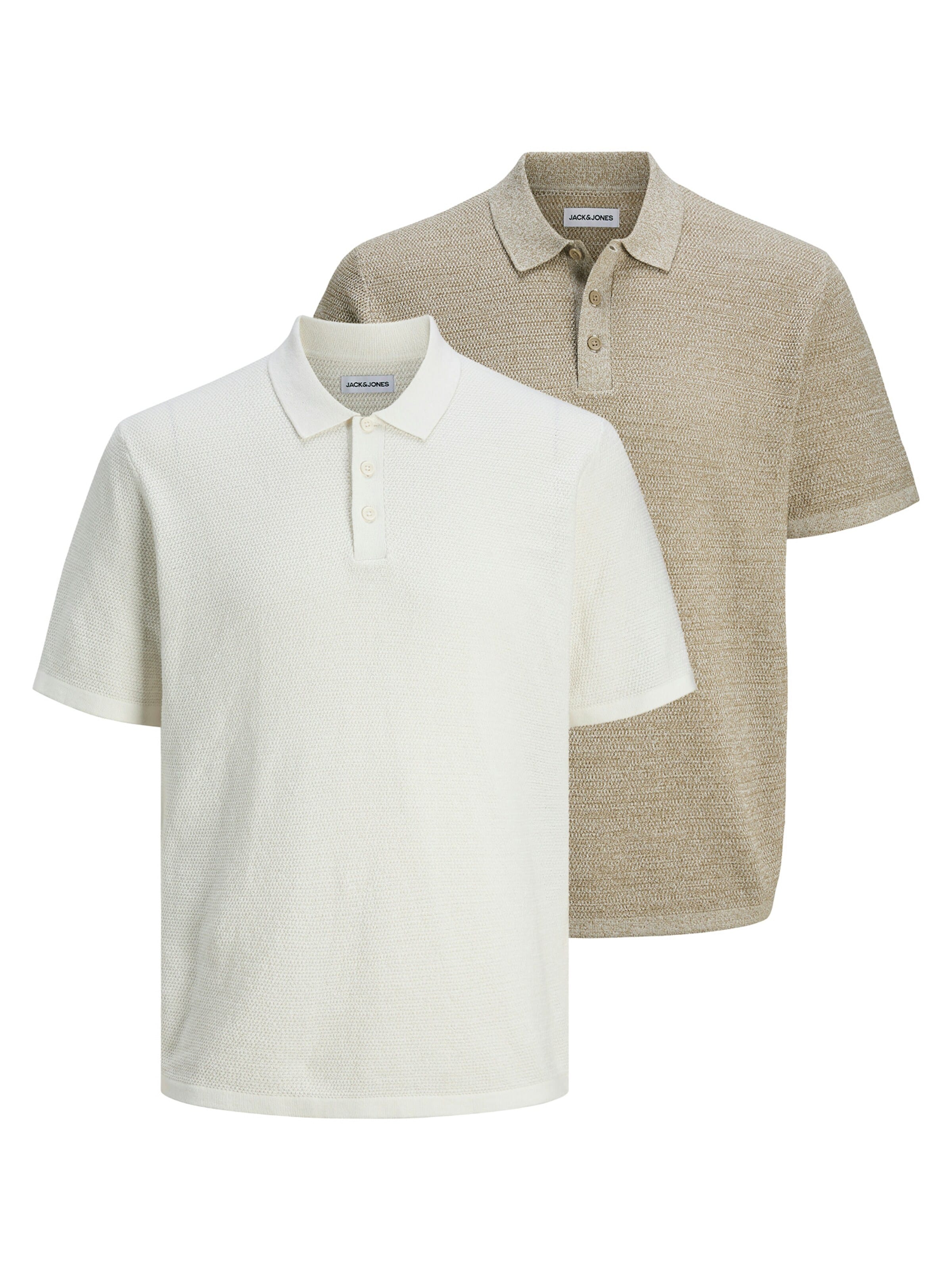 JACK & JONES Shirt 'George' in Beige: voorkant
