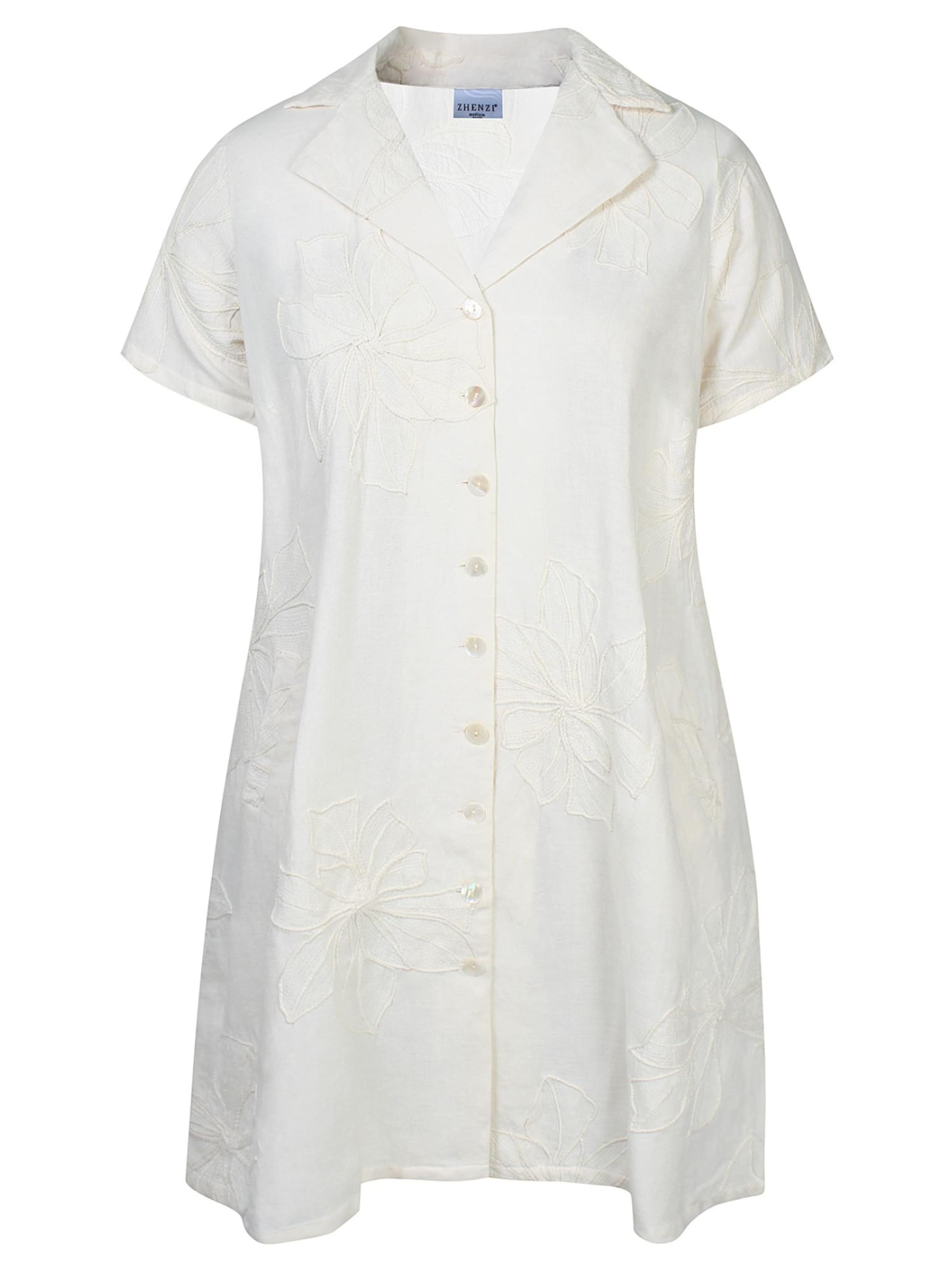 Zhenzi Dress 'Junie 1417' in White: front