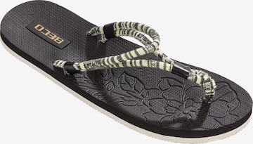 BECO the world of aquasports T-Bar Sandals 'BECO IBIZA' in Black