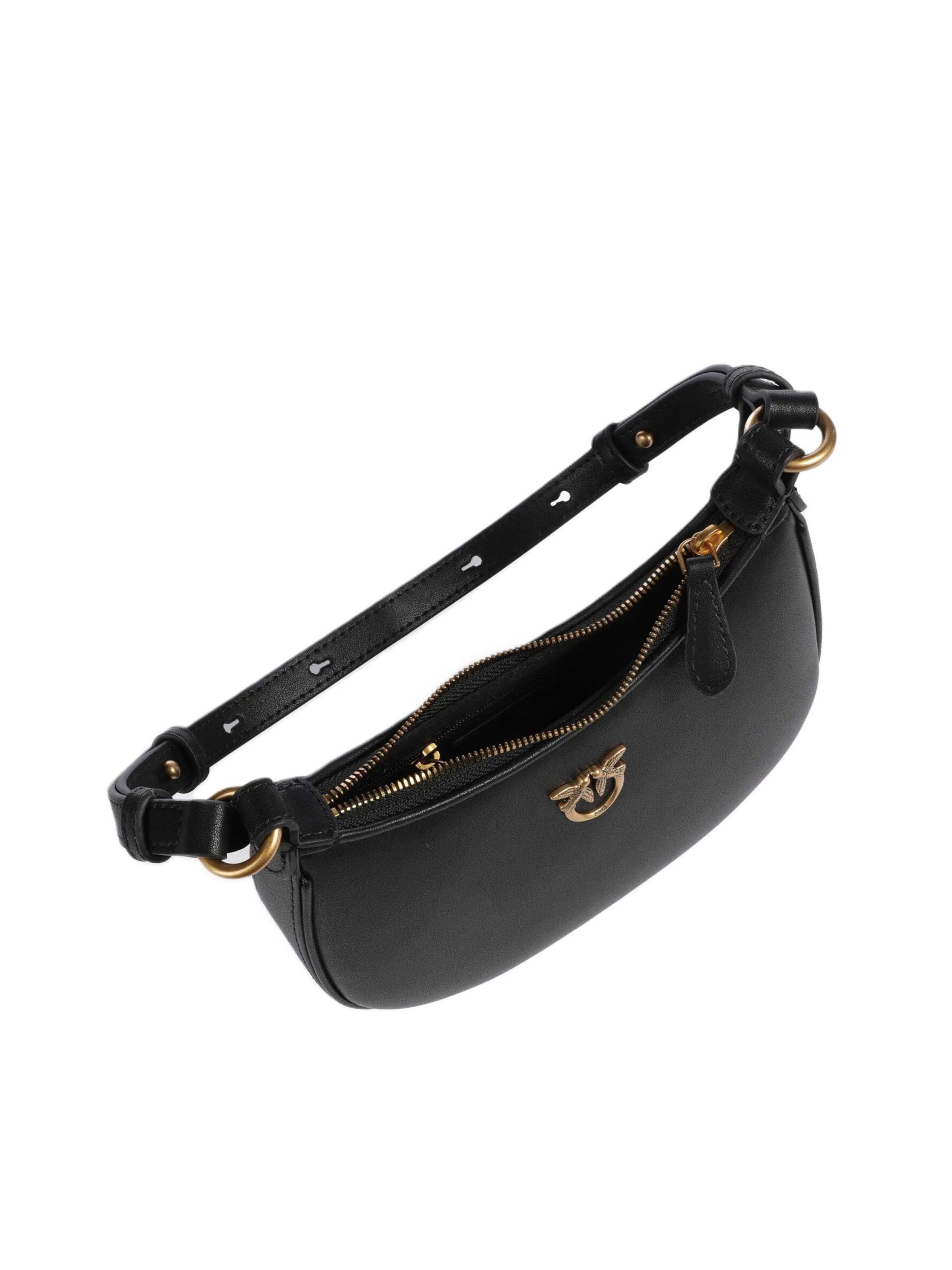 Borsa a spalla '103538 A0F1' di PINKO in nero