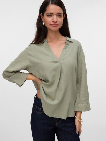 VERO MODA Blouse 'VMLinn' in Green