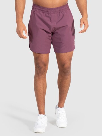 Regular Pantalon de sport 'Emil' Smilodox en violet : devant