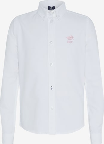 Polo Sylt Blouse in White: front