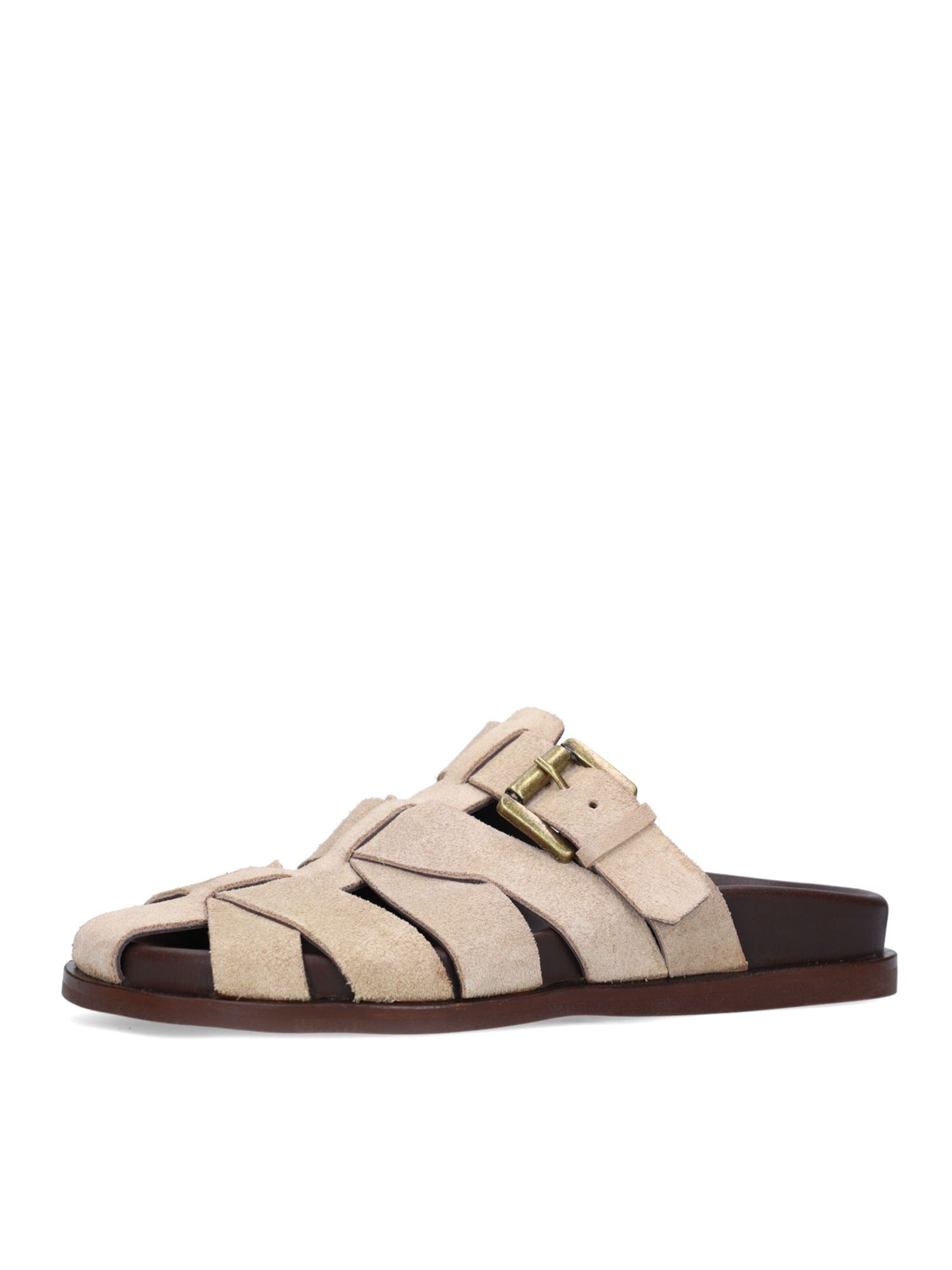 SACHA Mule en 36 en beige, Vue avec produit
