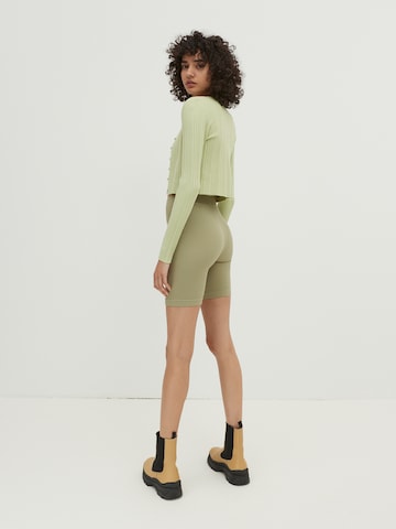 EDITED Skinny Leggings 'Cora' i grön