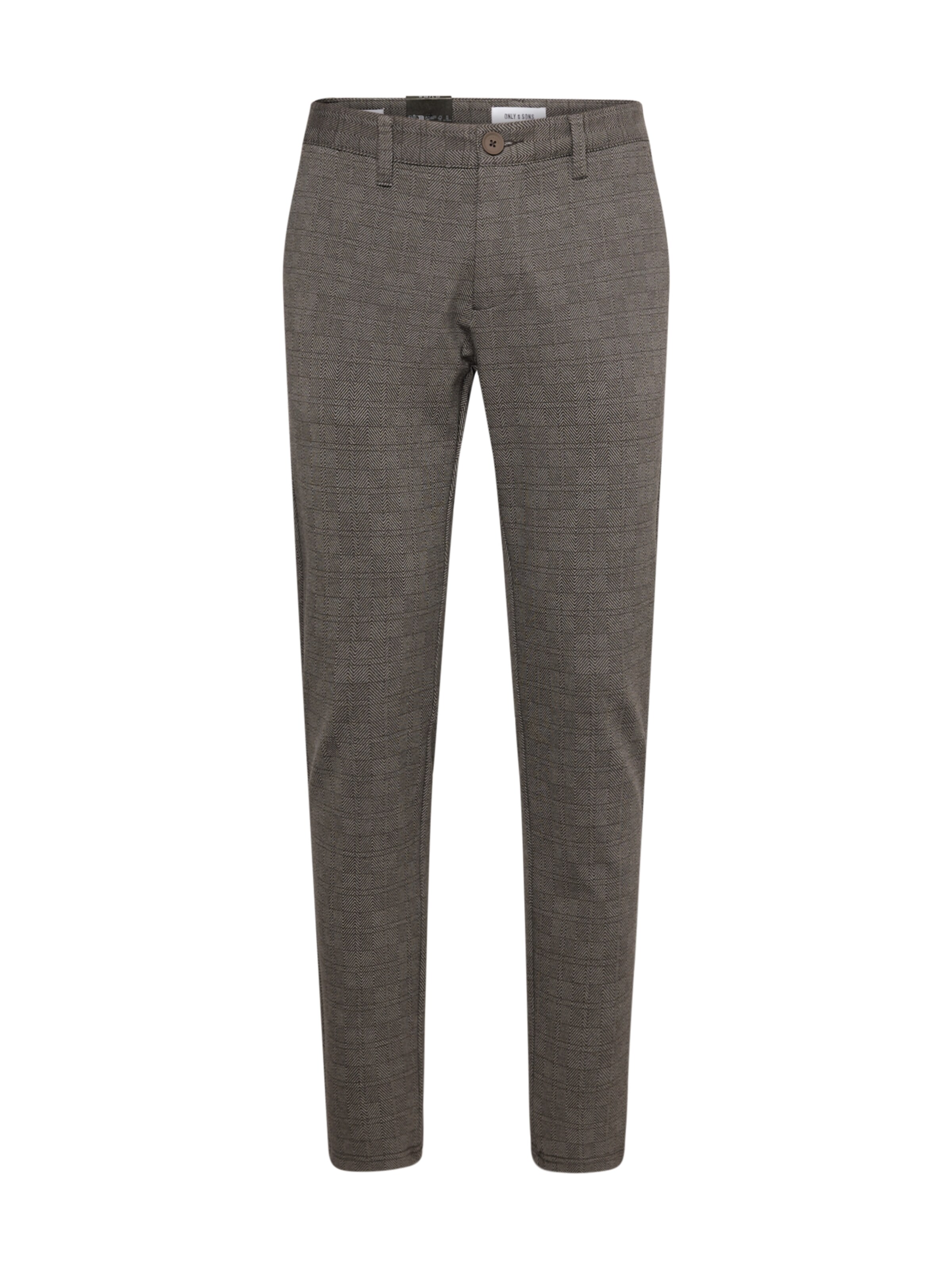Only & Sons Slimfit Hose 'Mark' in Grau: Vorderseite