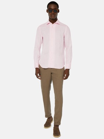 Boggi Milano Regular Fit Hemd in Pink