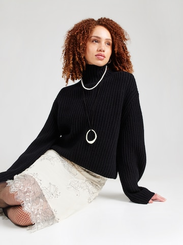 & Other Stories Sweter w kolorze czarny: przód