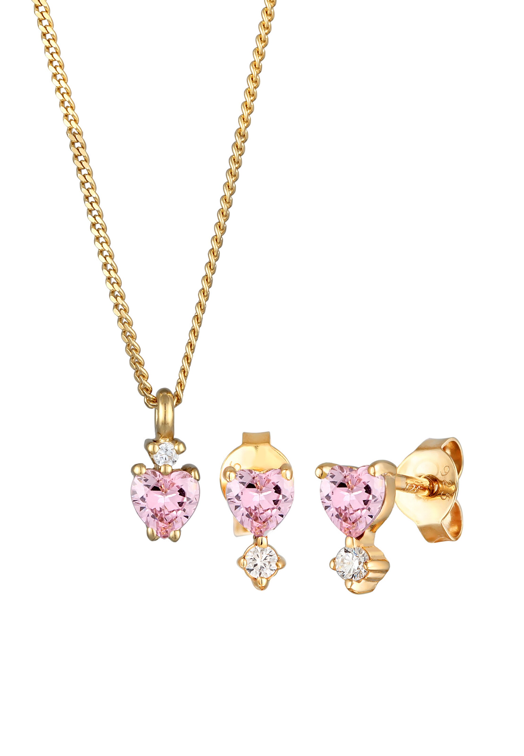 Parure de bijoux 'Zirkonia' ELLI en or